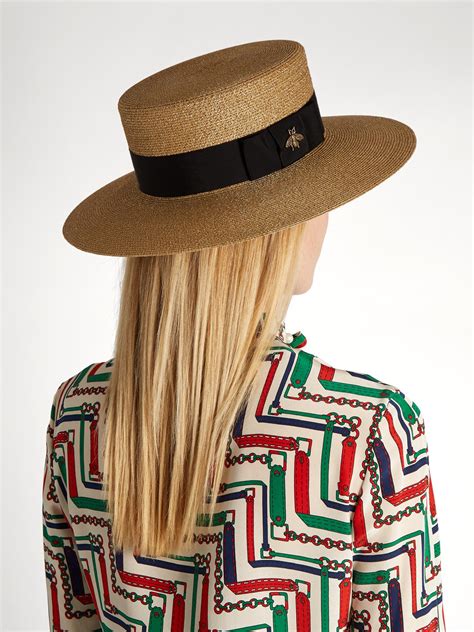 gucci straw hat price